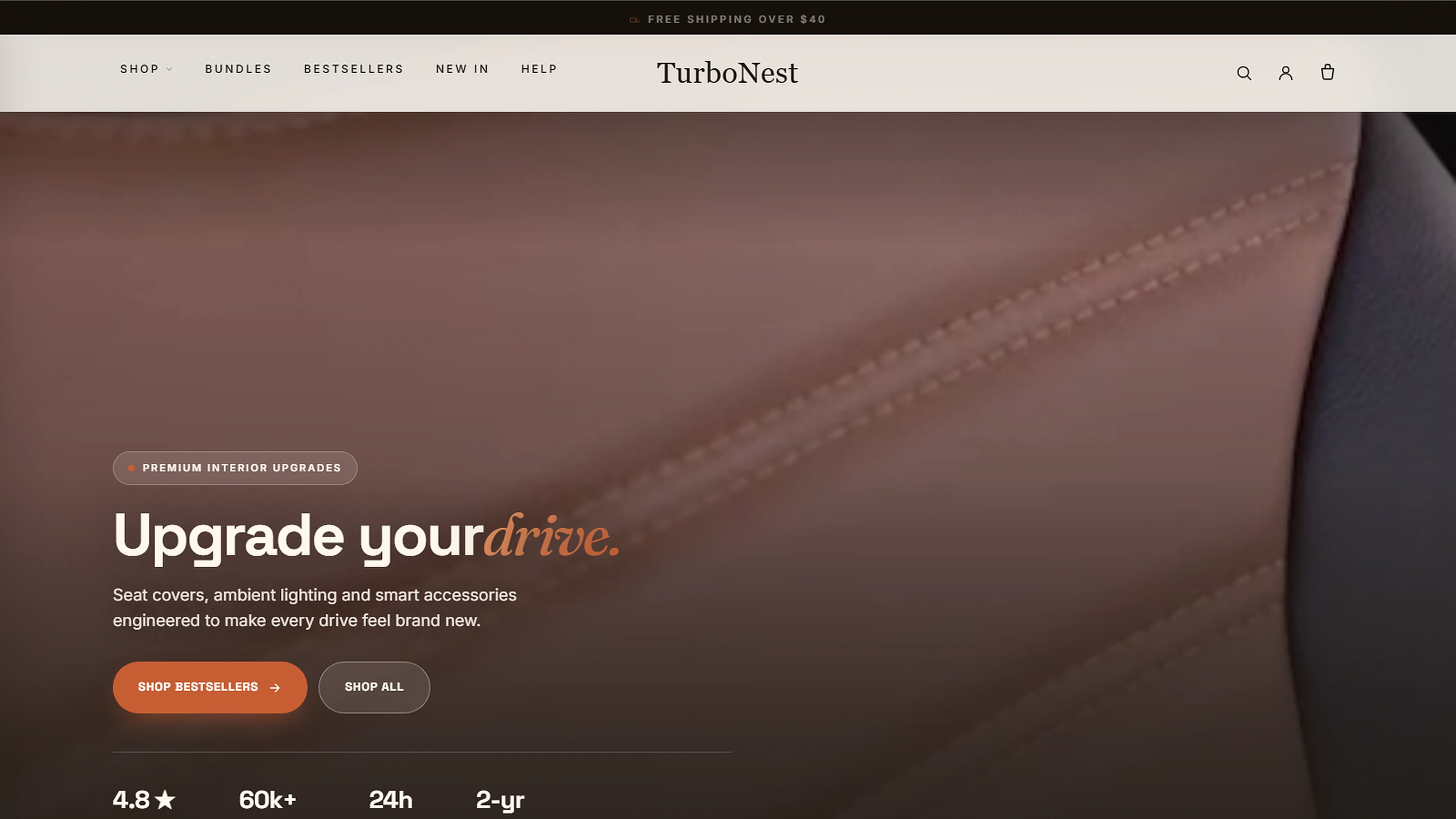 Turbo Nest project interface
